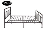 Contemporary Furniture 250 Pounds Metal Tube Bed Frame