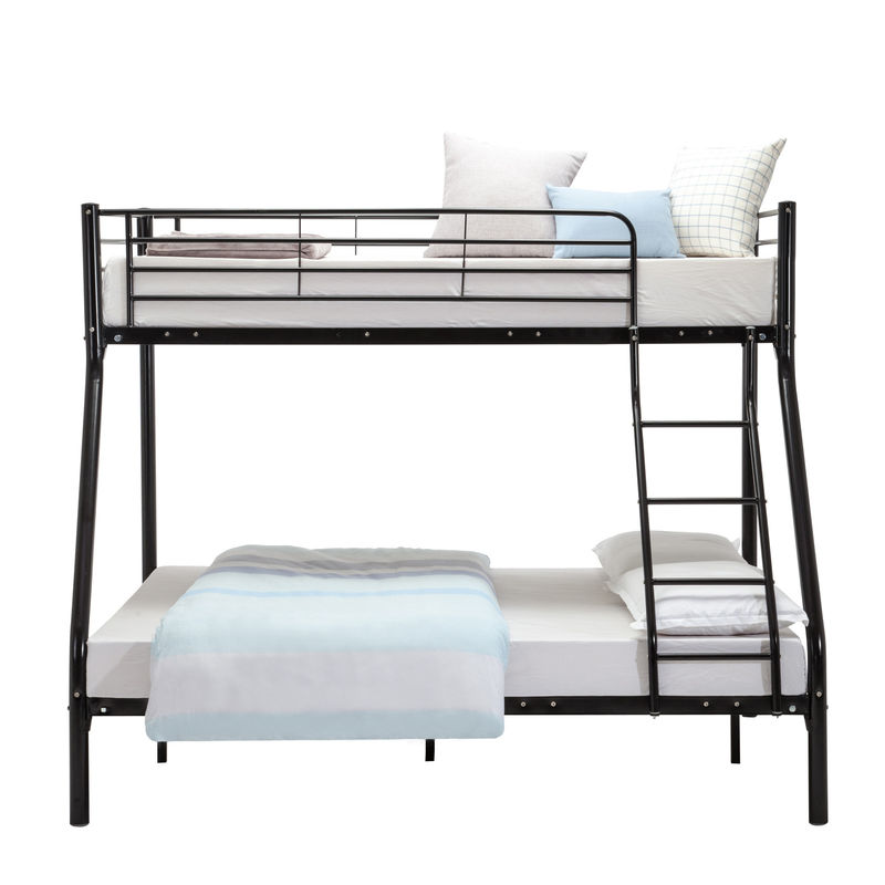 Adults Children Double Decker Bunk Bed , Metal Bunk Beds Twin Over Twin