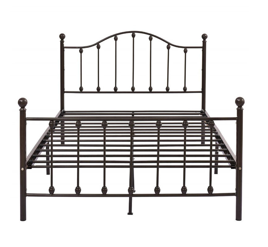 Furniture Full Size Metal Bed Frame For Bedroom High Load Carrying Strength